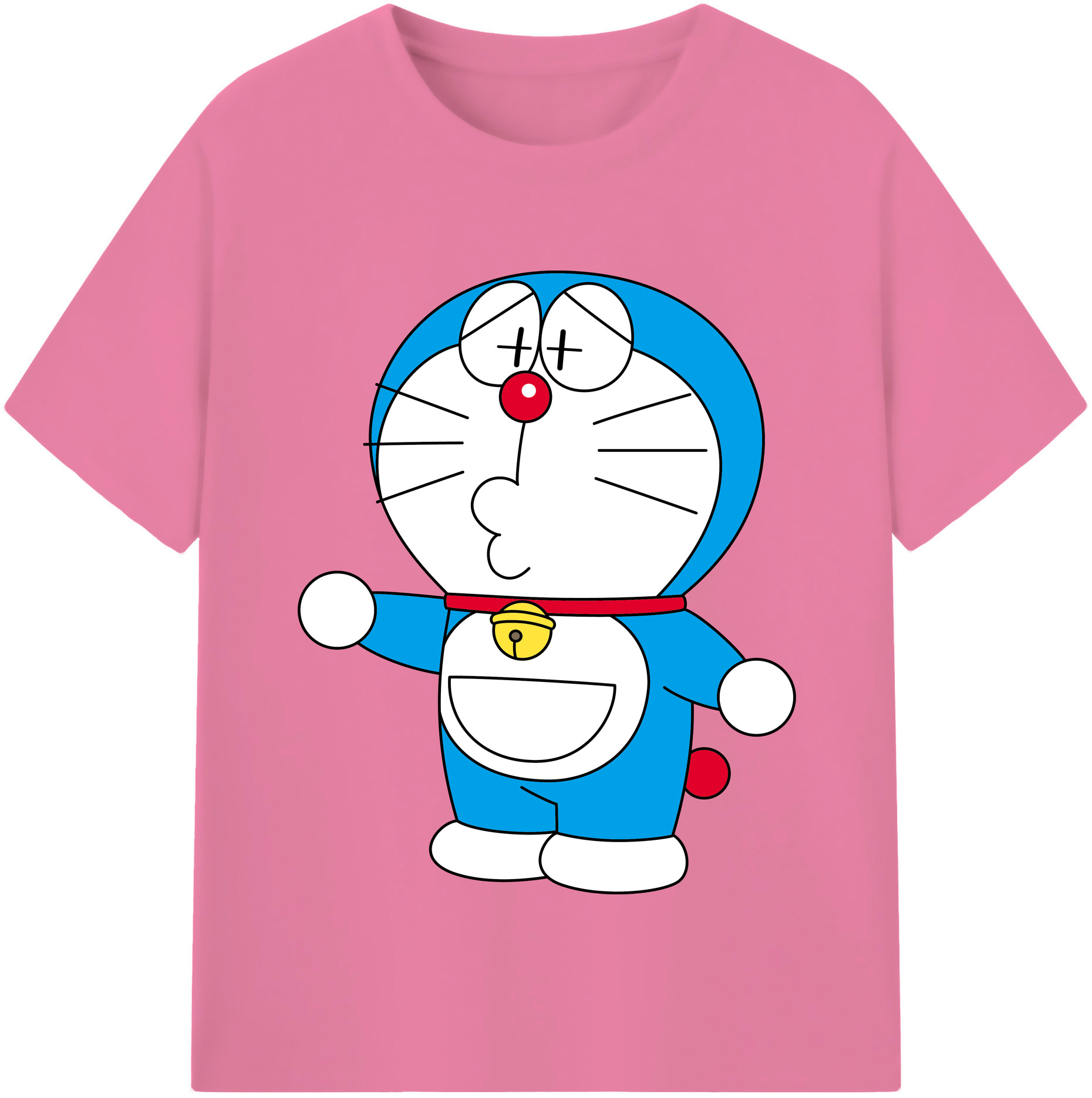 （画像用） ドラえもん Doraemon 綿100％半袖Tシャツ（フロントプリント）